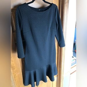 Ivanka Trump chevron peplum dress